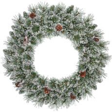 8720362249825 1 Vandans 60cm Green Frosted Christmas Wreath.jpg